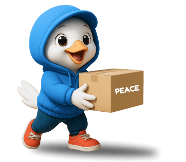 Delivery dove character placeholder